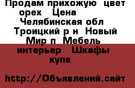 Продам прихожую, цвет орех › Цена ­ 4 500 - Челябинская обл., Троицкий р-н, Новый Мир п. Мебель, интерьер » Шкафы, купе   